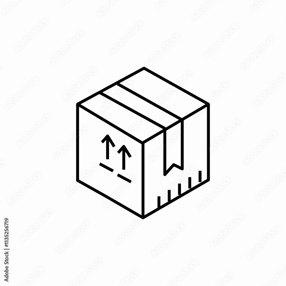 delivery package box icon sign vector delivery package box icon sign vector