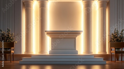 Illuminated Classical Altar