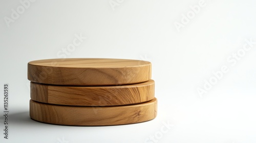 Stacked Wooden Coasters