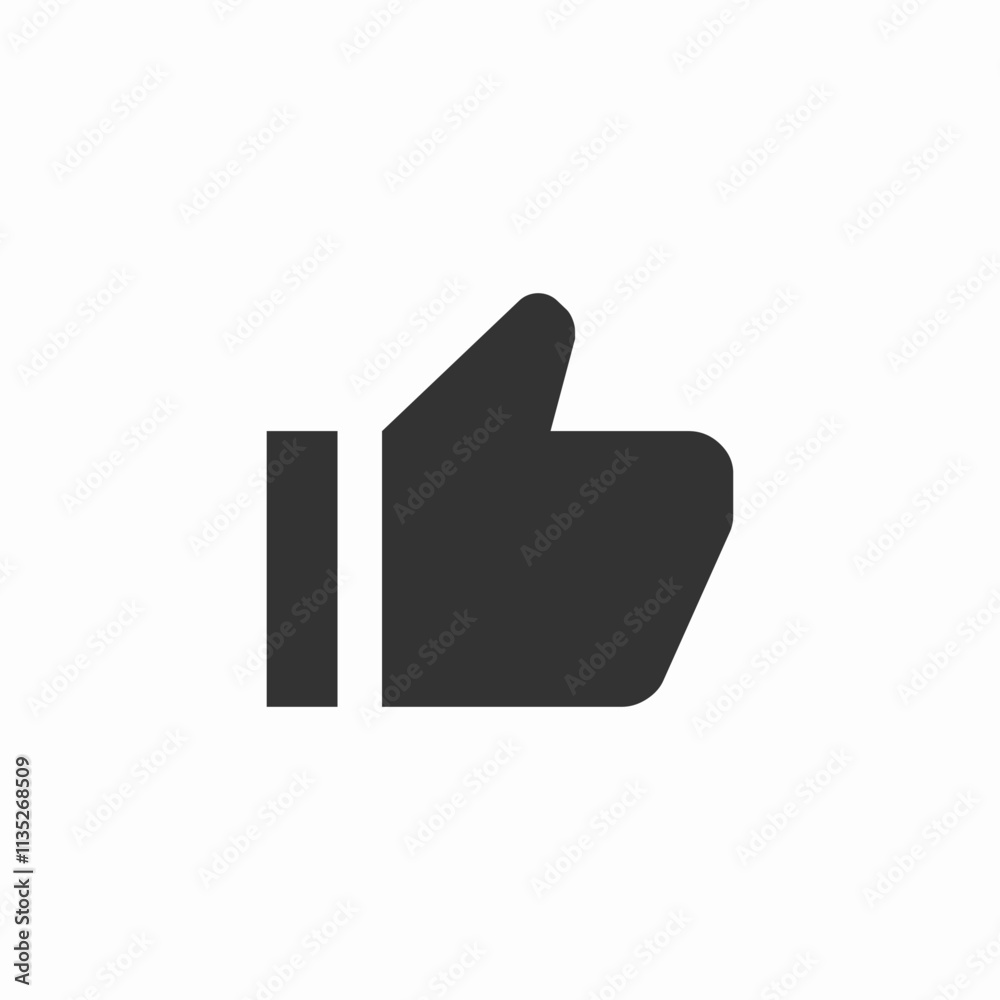 like thumbs up icon sign vector like thumbs up icon sign vector