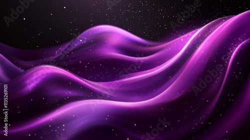 Abstract Purple Waves