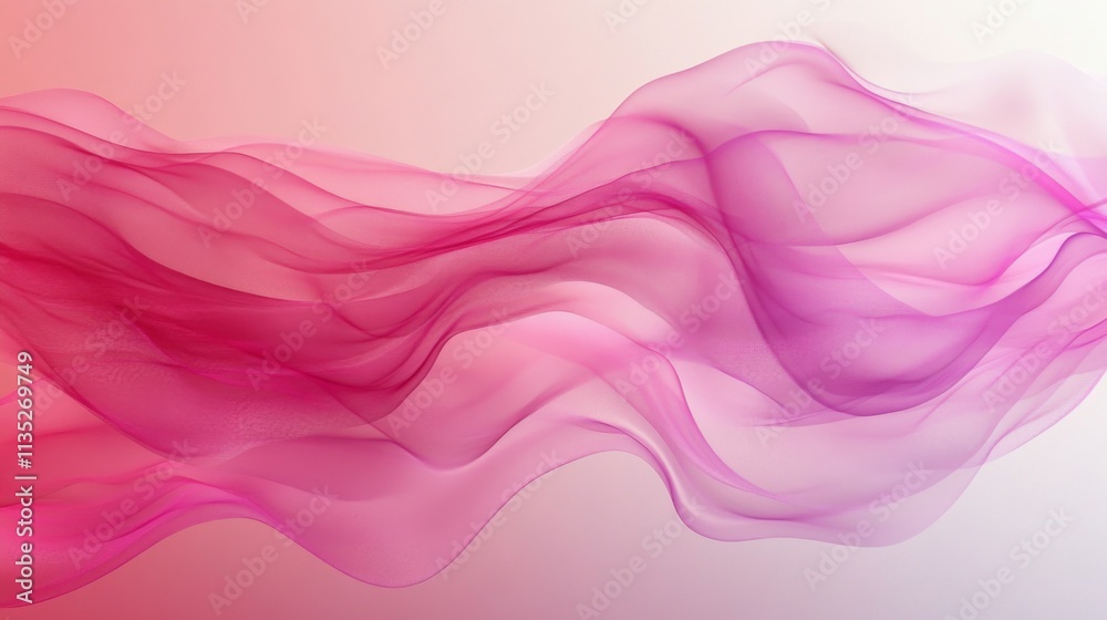 Abstract Pink Wave Background Abstract Pink Wave Background