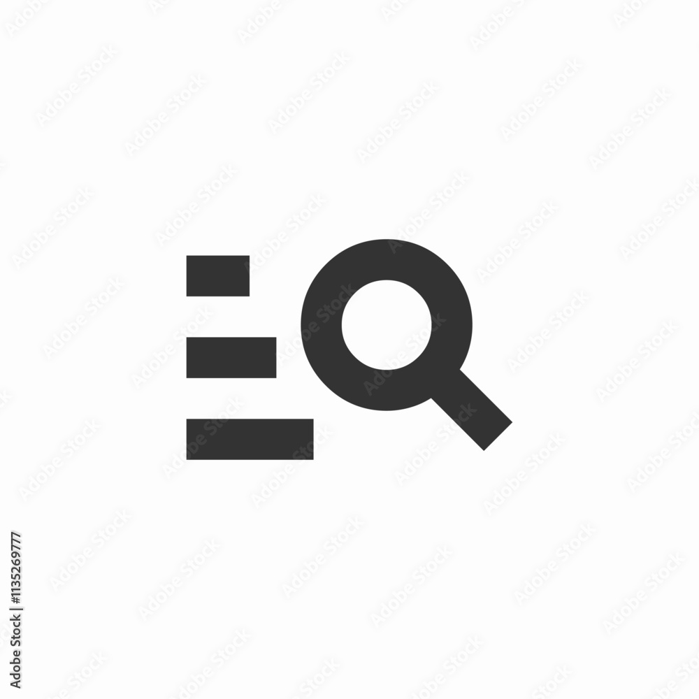 search manage icon sign vector search manage icon sign vector
