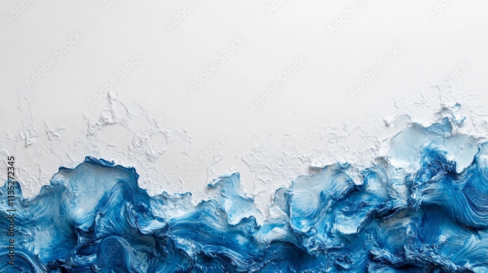 Abstract Blue and White Texture