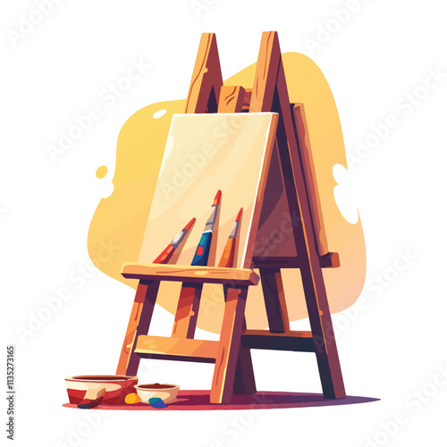 Canvas illustration, motion graphics in vector format