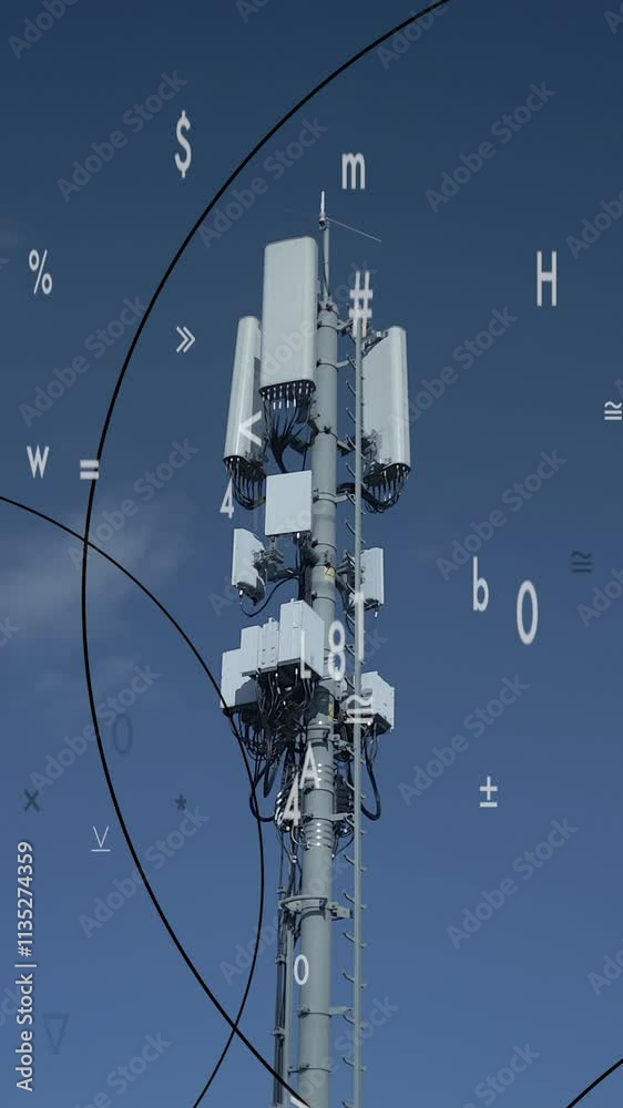 The Modern Communication Tower designed specifically for enhancing 5G Connectivity and services
