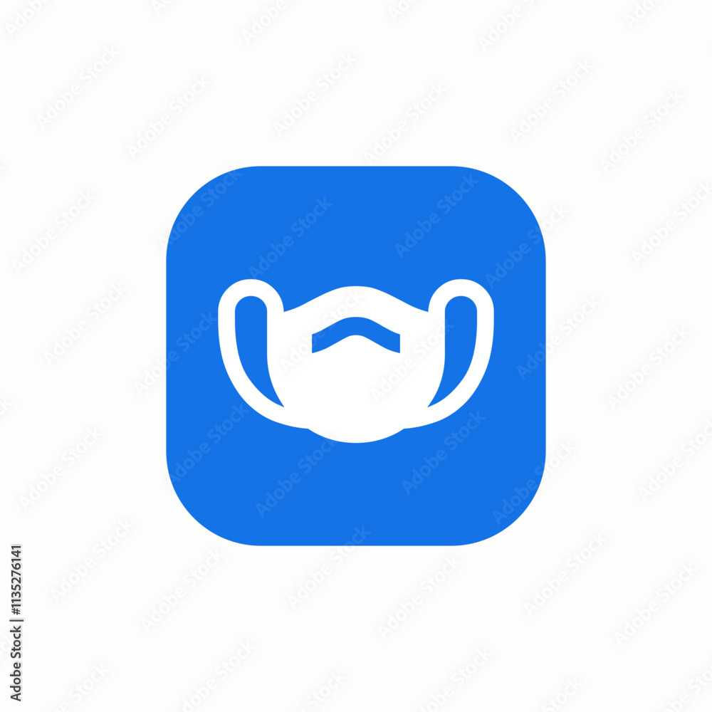 medicine mask icon sign vector medicine mask icon sign vector