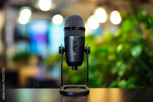 Top-tier microphone for streamers sharing live multimedia experiences with online viewers.