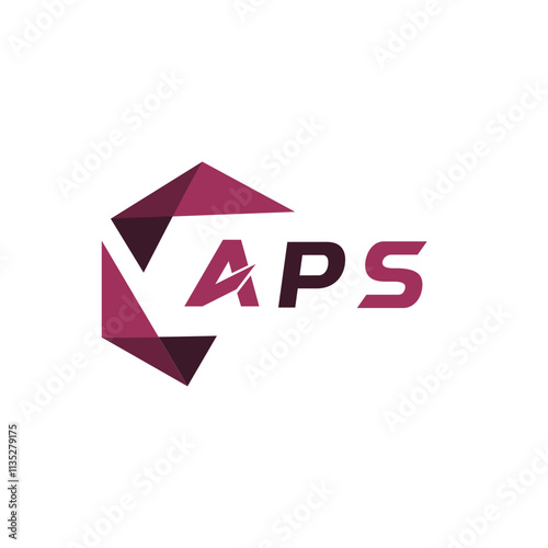 APS creative minimalist letter logo. APS unique vector initials alphabet letter logo design