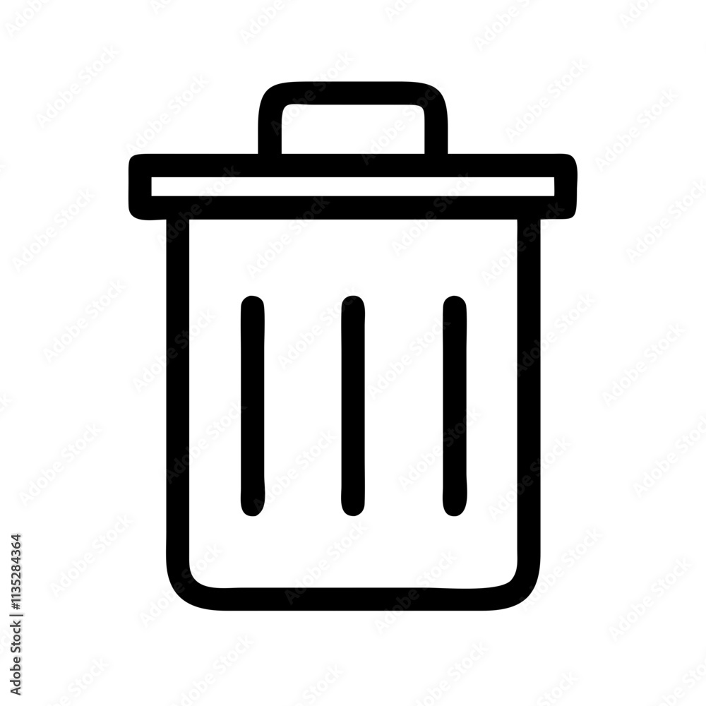 Icon of a Trash Can Icon of a Trash Can