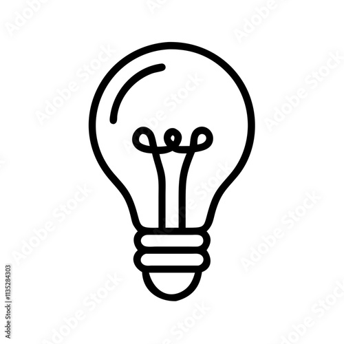 Icon of a Light Bulb