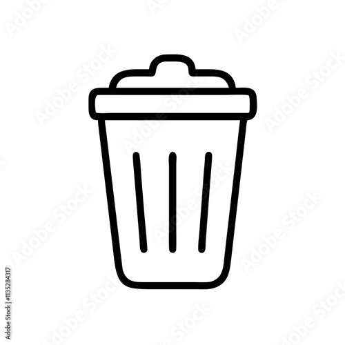 Icon of a Trash Can