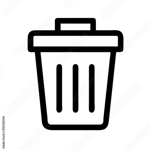 Icon of a Trash Can