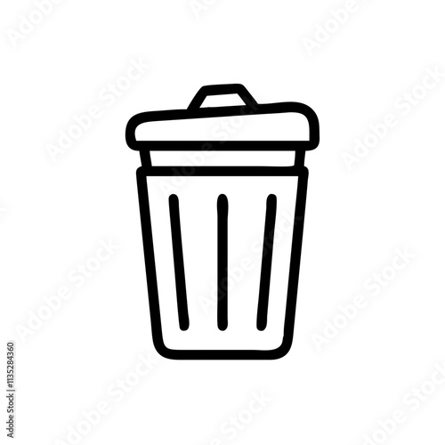 Icon of a Trash Can