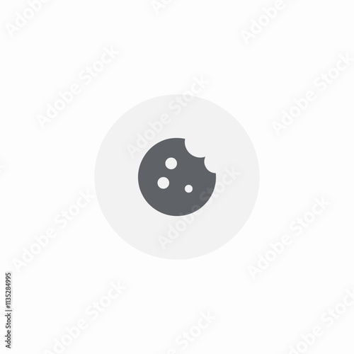 cookies button icon sign vector