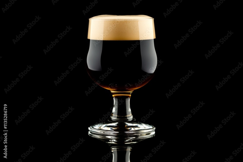 Dark Brew in a Glass