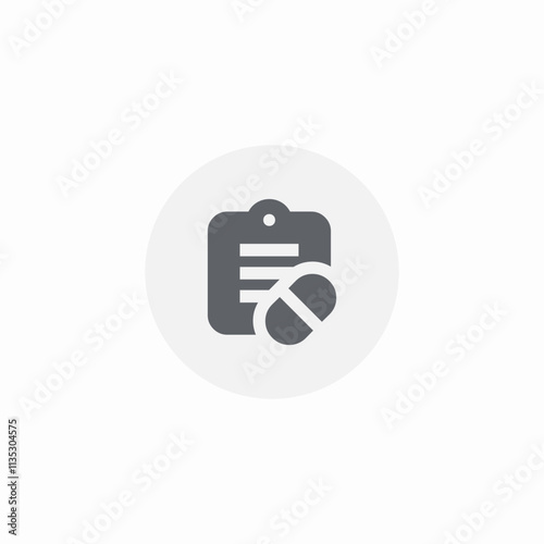 pills prescription icon sign vector