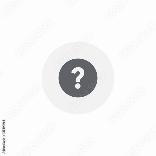 question mark faq icon sign vector