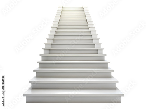 staircase isolated on white