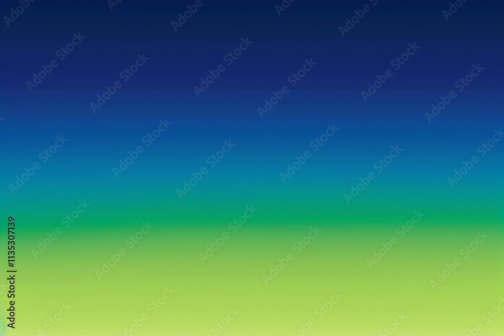 A mesmerizing gradient background shifting smoothly from deep blue to vibrant green, creating a serene visual flow.