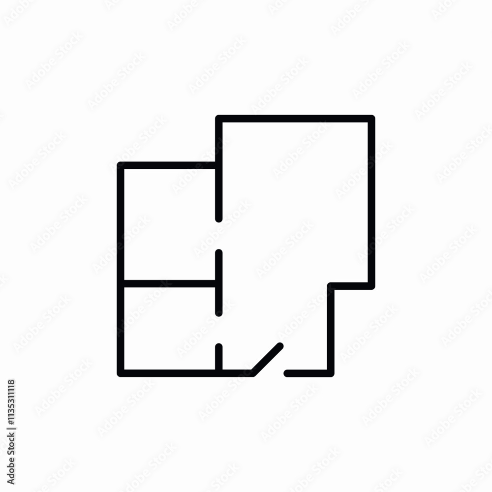apartment plan icon sign vector apartment plan icon sign vector