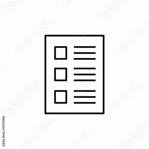 check list icon sign vector