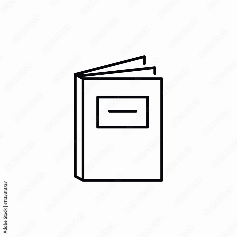 notepad book icon sign vector notepad book icon sign vector