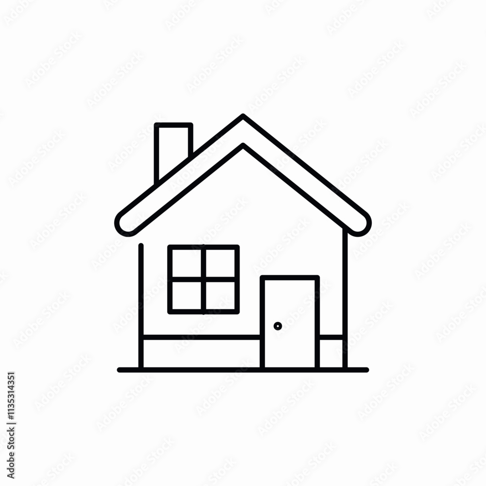 real estate property icon sign vector real estate property icon sign vector