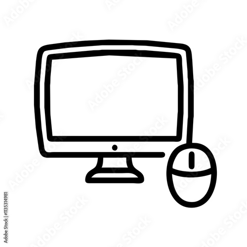 Icon of a Computer Monitor

