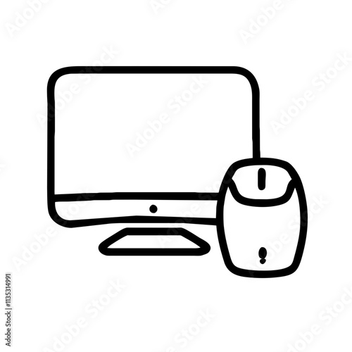 Icon of a Computer Monitor
