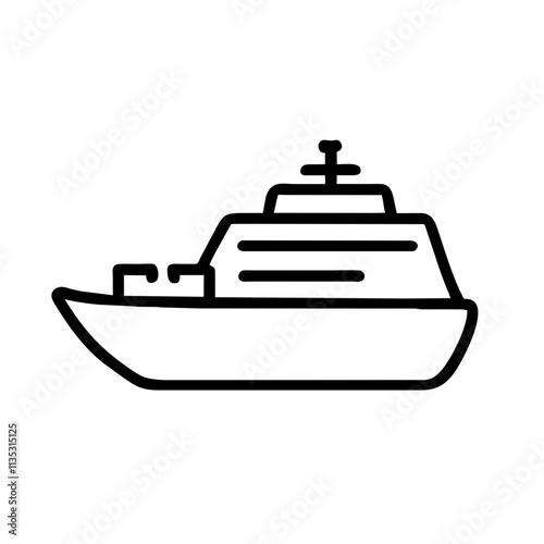 Icon of a Container Ship 