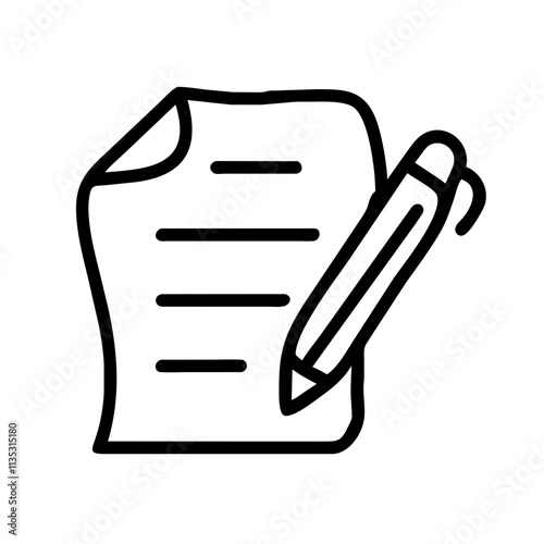 Icon of a Contract
