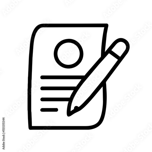 Icon of a Contract

