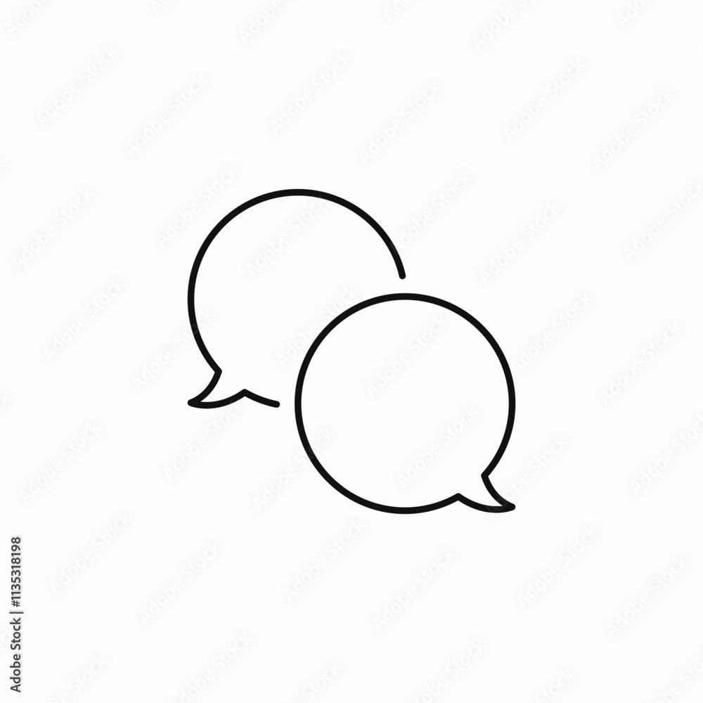 chat dialogue icon sign vector chat dialogue icon sign vector