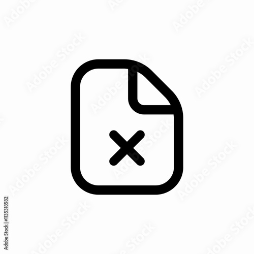 file delete icon sign vector