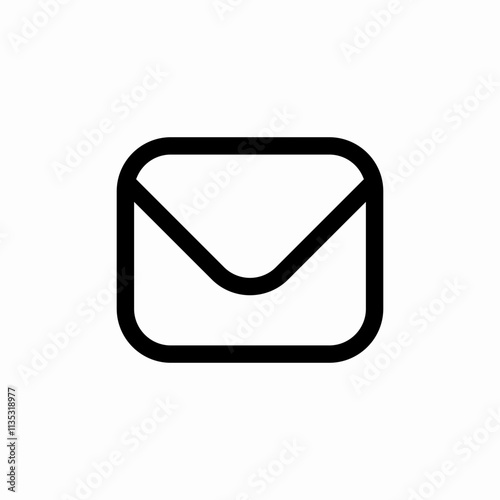 mail letter icon sign vector