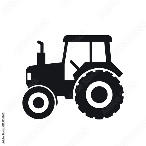 A tractor vector illustration design