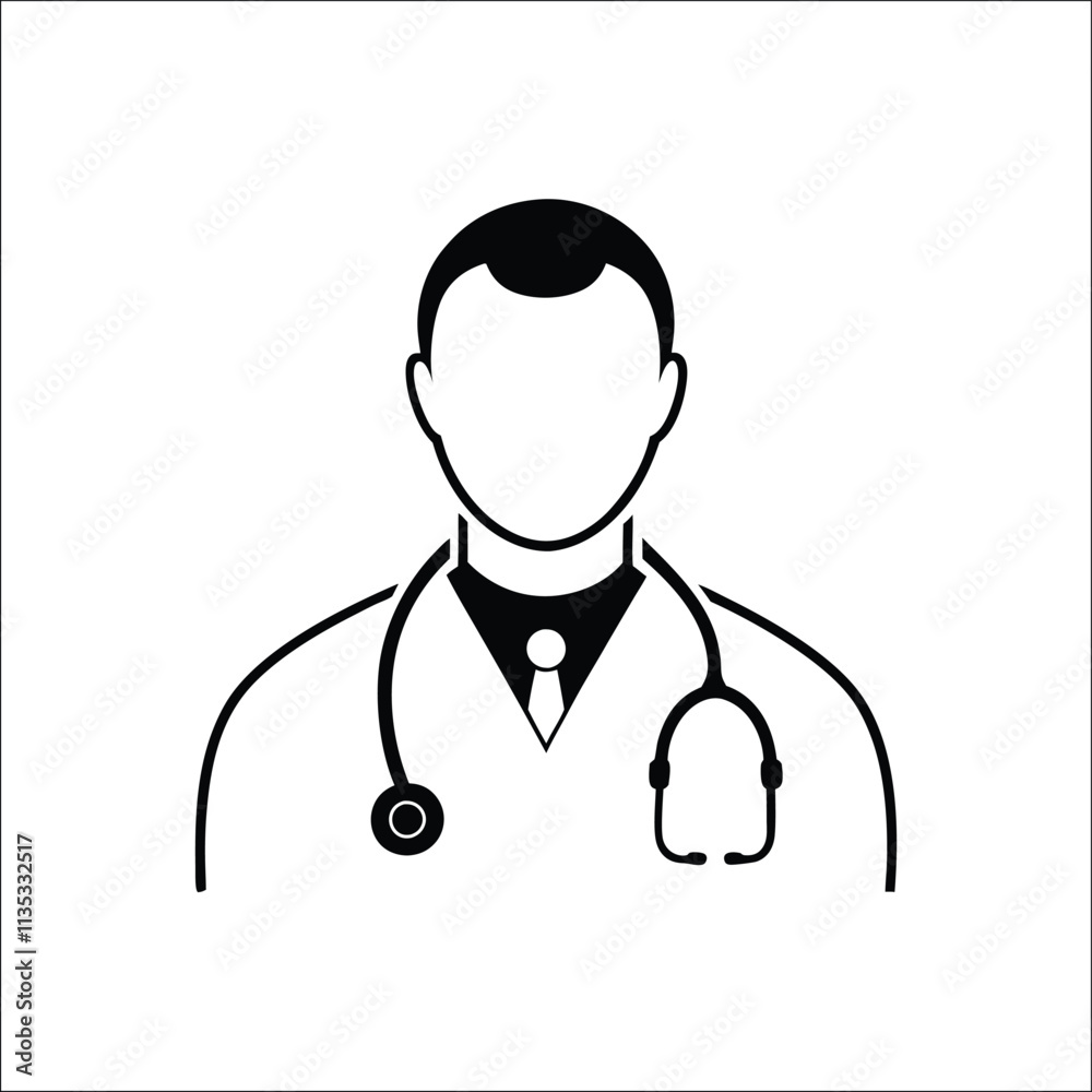 A doctor vector illustration design A doctor vector illustration design