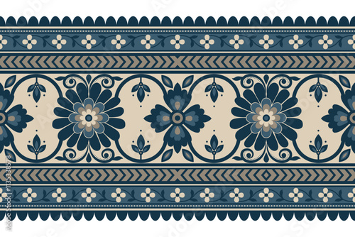 Seamless pattern background Geometric ethnic oriental ikat seamless pattern traditional Design for background, carpet, wallpaper, clothing, wrapping, Batik, fabric, illustration embroidery.