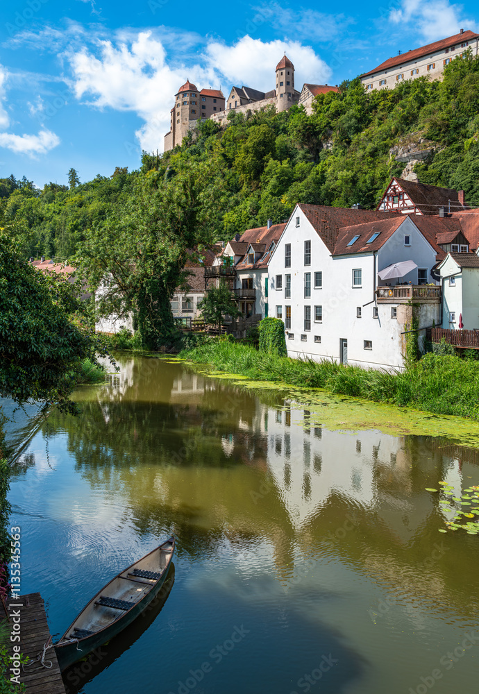 Harburg is a village in the Wornitz River valley, Germany, with one of the most beautiful and best-preserved castles. Harburg is a village in the Wornitz River valley, Germany, with one of the most beautiful and best-preserved castles.