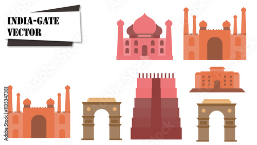 india gate vector