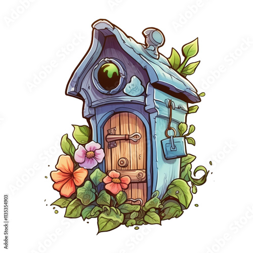 Whimsical Garden House photo