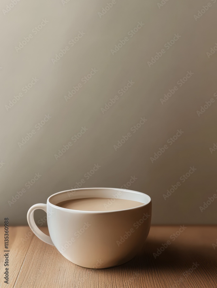 Cream of mushroom soup on wooden table. Cream of mushroom soup on wooden table.