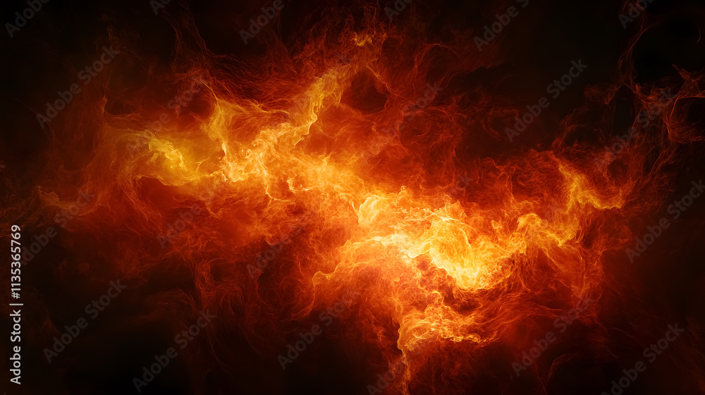 Fiery background symbolizing intense heat or inferno Fiery background symbolizing intense heat or inferno