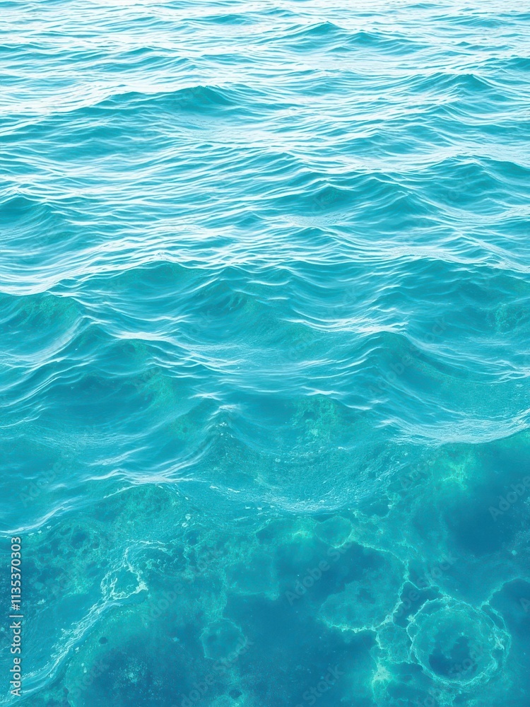Abstract ocean backdrop, calming blue water texture, calm, surface Abstract ocean backdrop, calming blue water texture, calm, surface