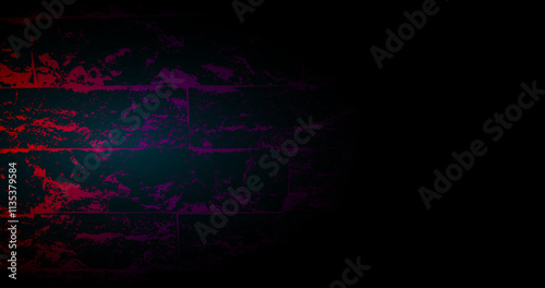abstract dark background with color bricks texture