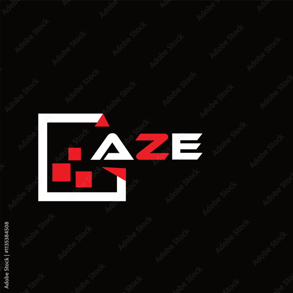 AZE creative minimalist letter logo. AZE unique vector initials alphabet letter logo design AZE creative minimalist letter logo. AZE unique vector initials alphabet letter logo design