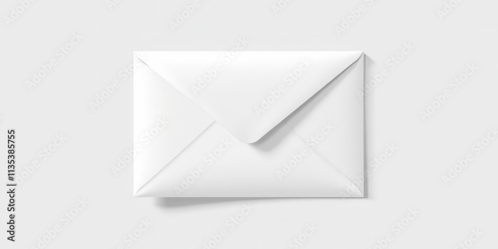 Envelope die cut mock up template vector with realistic shadow and highlights for branding and packaging design projects, envelope, die cut, shadow Envelope die cut mock up template vector with realistic shadow and highlights for branding and packaging design projects, envelope, die cut, shadow