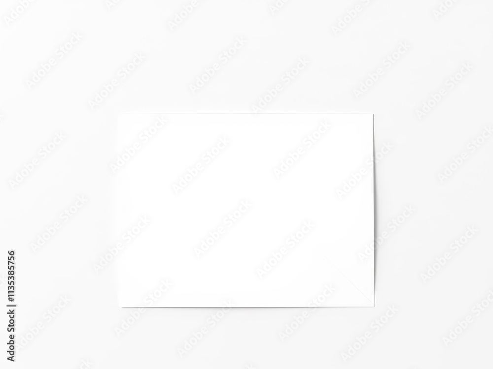 Envelope die cut mock up template for creating realistic designs, design, presentation Envelope die cut mock up template for creating realistic designs, design, presentation