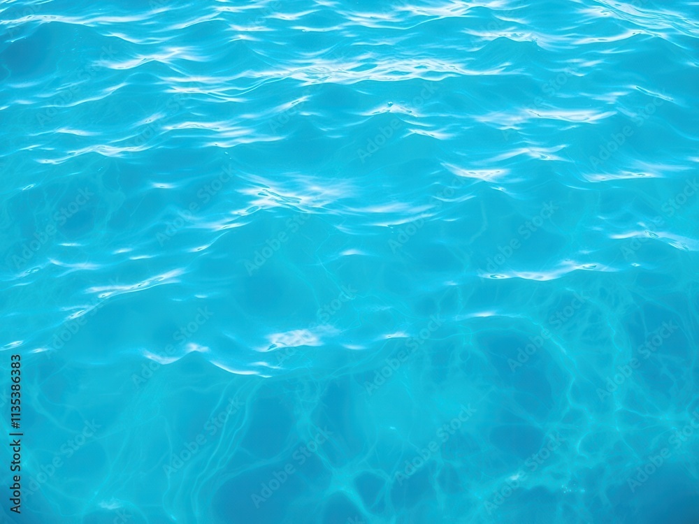 Ripple texture of vibrant blue water waves, water, liquid Ripple texture of vibrant blue water waves, water, liquid